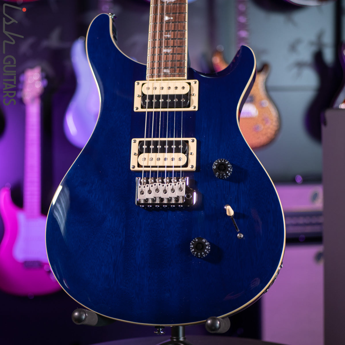 PRS SE Standard 24 Translucent Blue – Ish Guitars