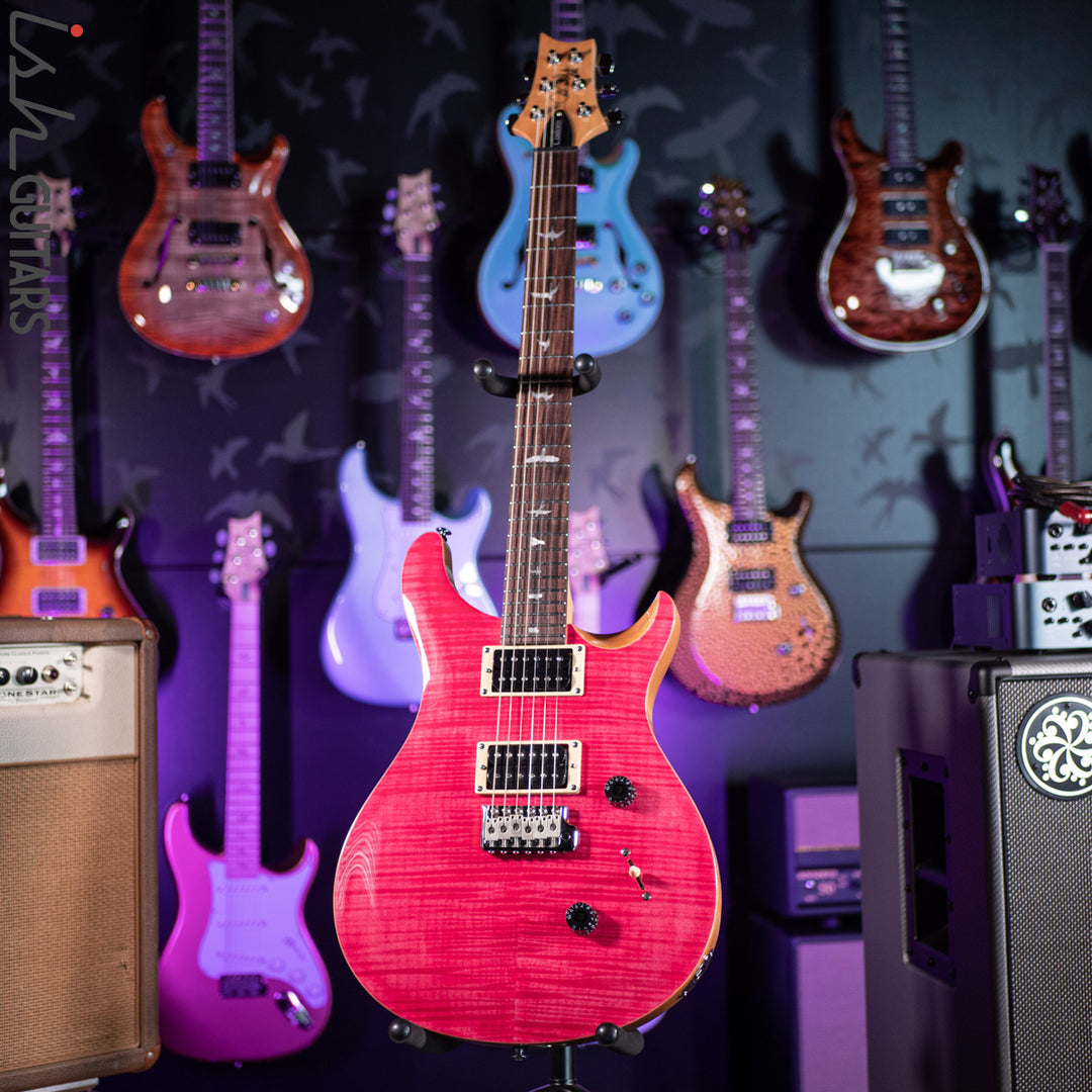 PRS SE Custom 24 Bonnie Pink Natural Back