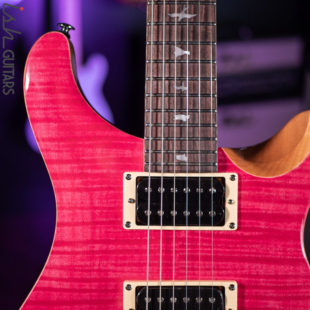 PRS SE Custom 24 Bonnie Pink Natural Back