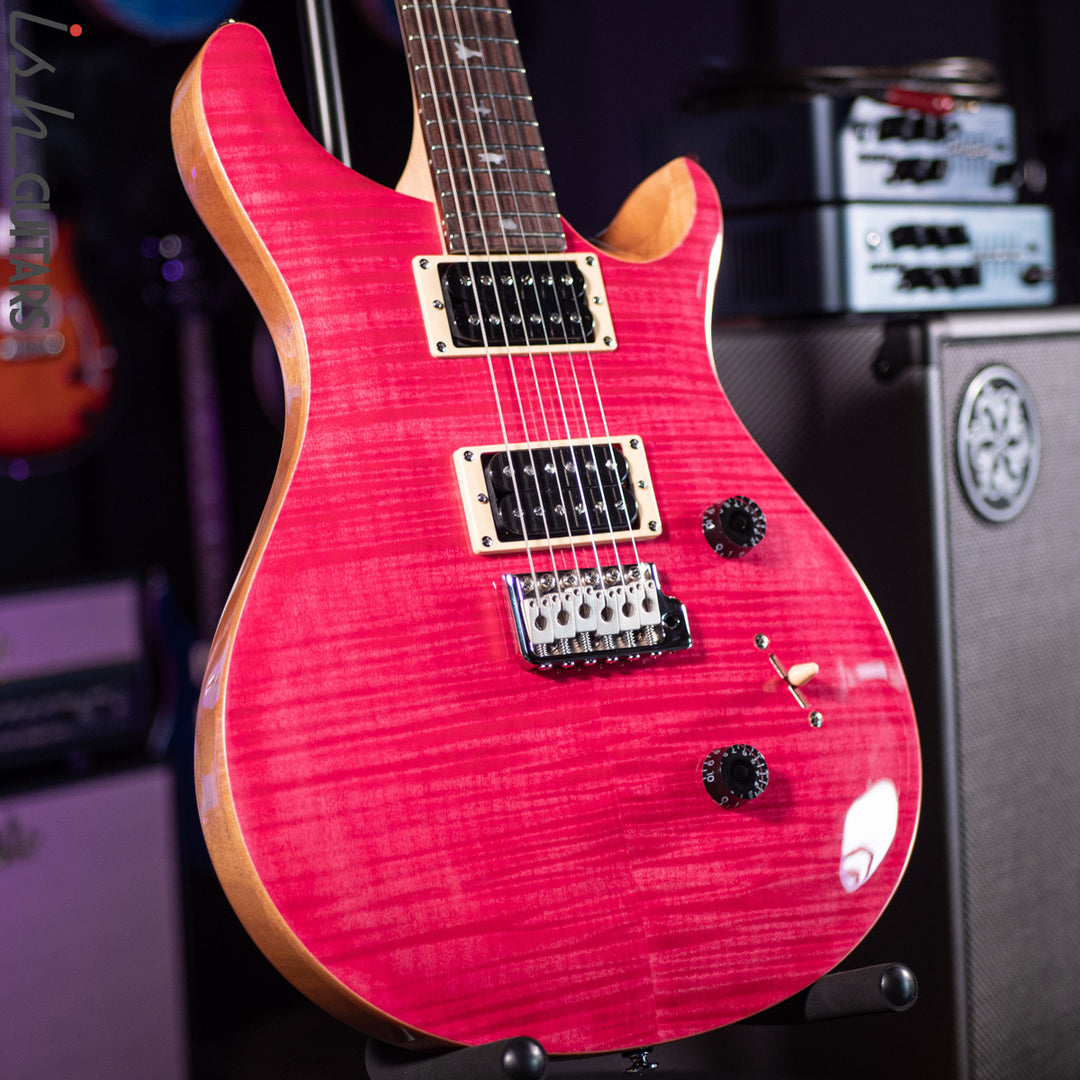 PRS SE Custom 24 Bonnie Pink Natural Back
