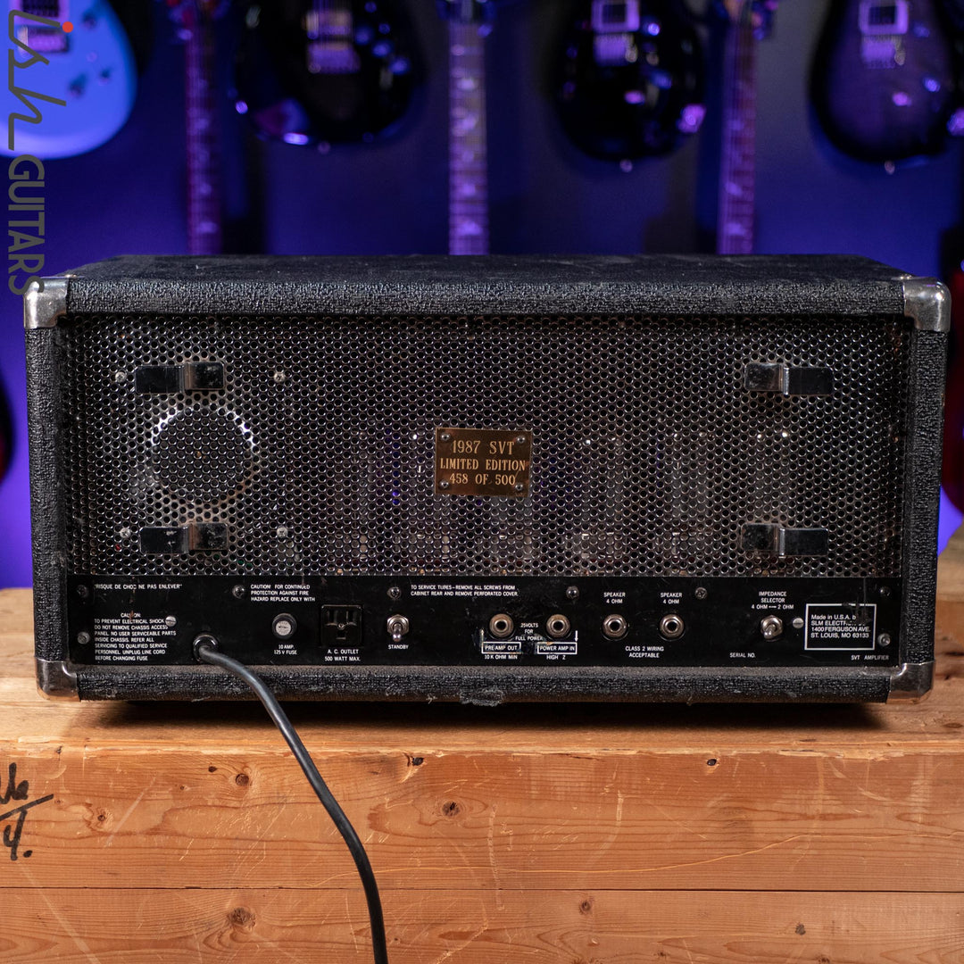 1987 Ampeg SVT Limited Edition Bass Amp Head 458 of 500