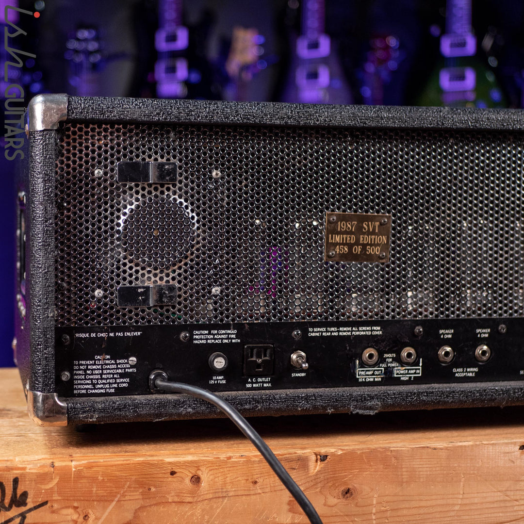 1987 Ampeg SVT Limited Edition Bass Amp Head 458 of 500