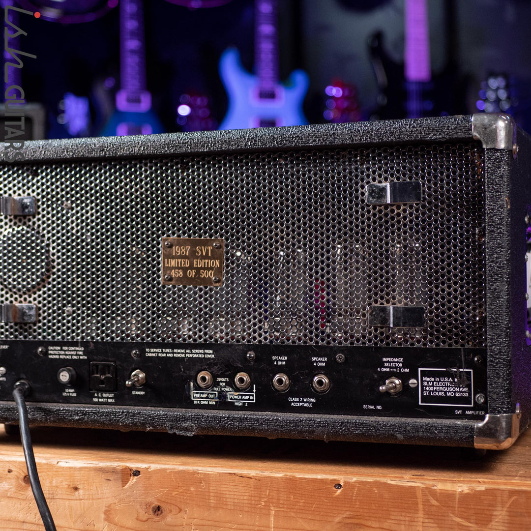 1987 Ampeg SVT Limited Edition Bass Amp Head 458 of 500