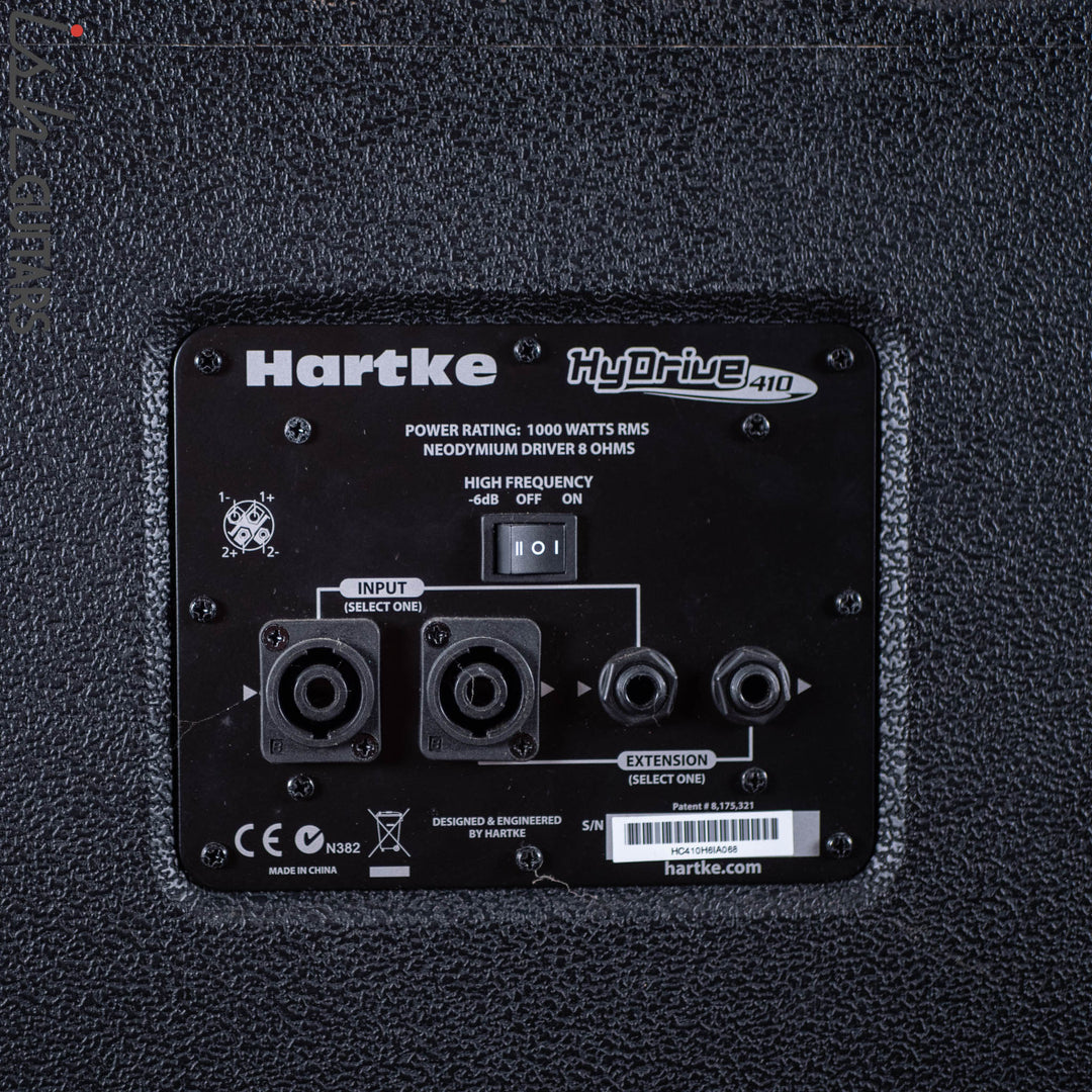 Hartke Hydrive 4x10 8ohm Bass Cabinet Black/Chrome