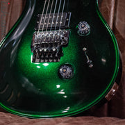 2021 PRS Custom 24 Floyd Rose Custom Color Emerald Green Metallic