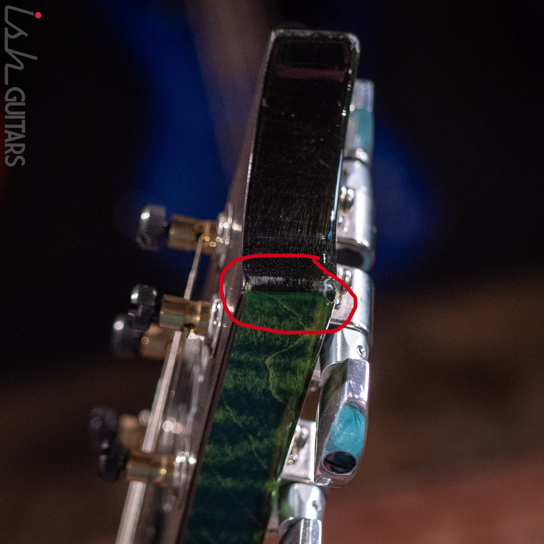 2021 PRS Custom 24 Floyd Rose Custom Color Emerald Green Metallic