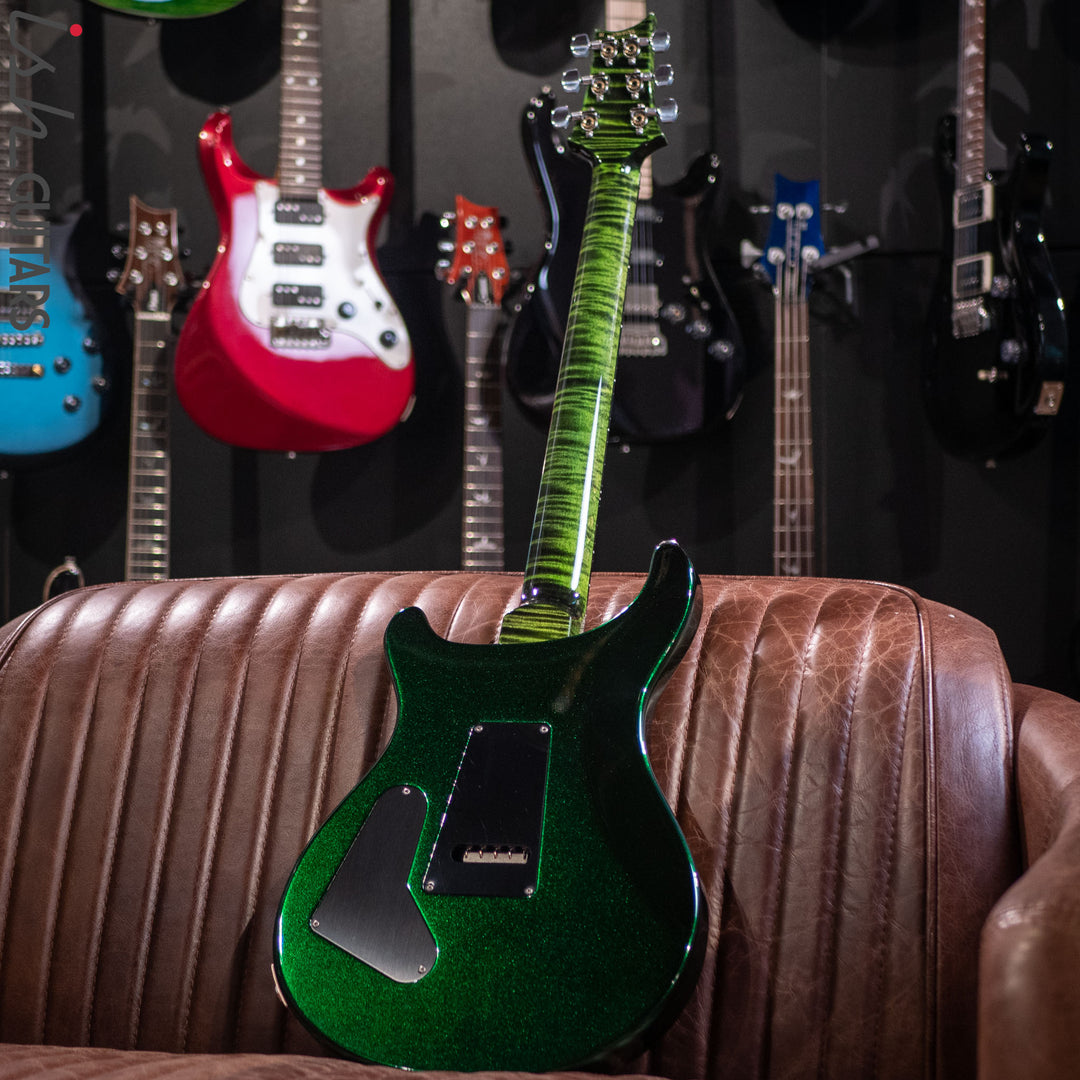 2021 PRS Custom 24 Floyd Rose Custom Color Emerald Green Metallic