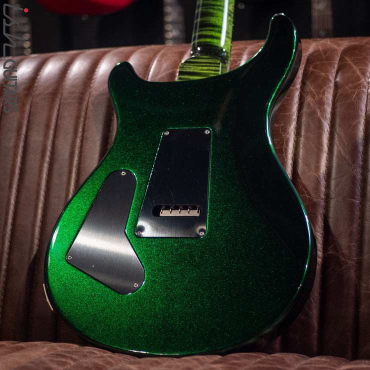 2021 PRS Custom 24 Floyd Rose Custom Color Emerald Green Metallic