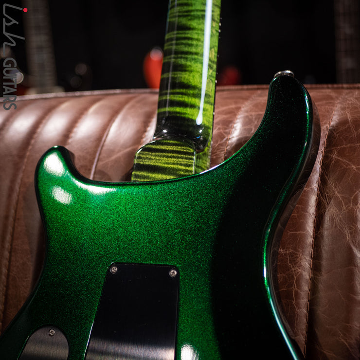 2021 PRS Custom 24 Floyd Rose Custom Color Emerald Green Metallic