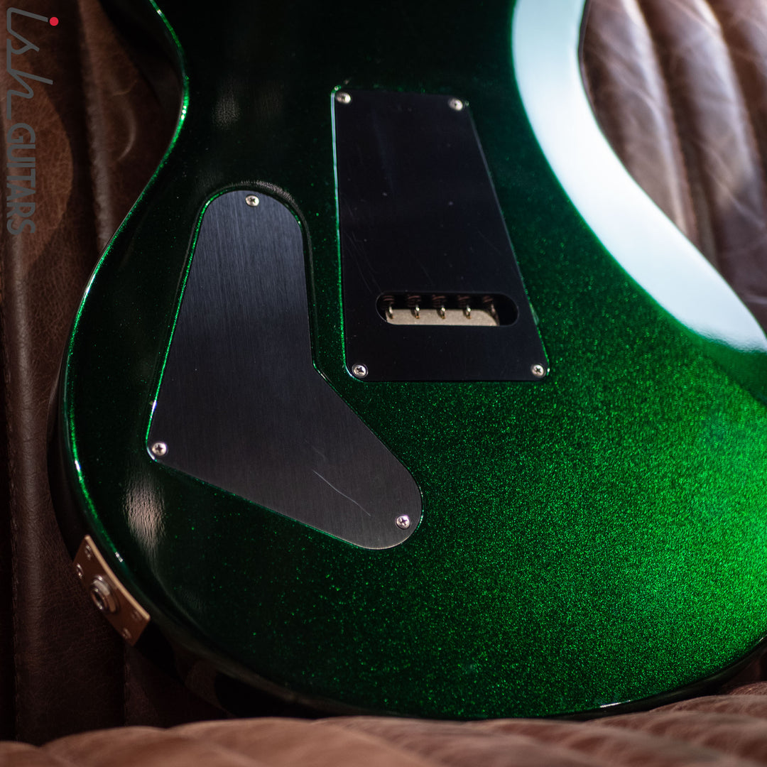 2021 PRS Custom 24 Floyd Rose Custom Color Emerald Green Metallic