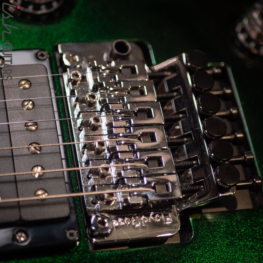 2021 PRS Custom 24 Floyd Rose Custom Color Emerald Green Metallic