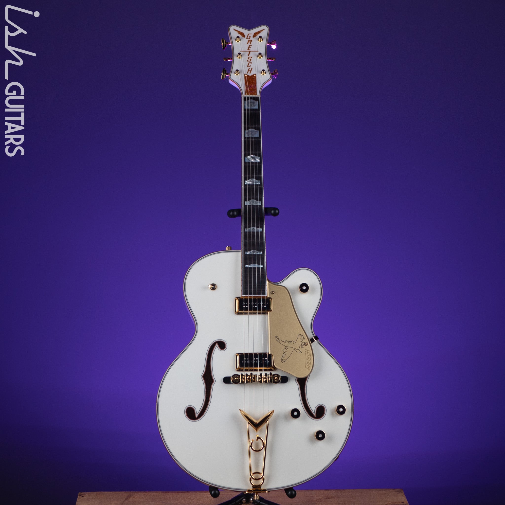 Gretsch G6136-CS USA Custom Shop White Falcon Demo – Ish Guitars