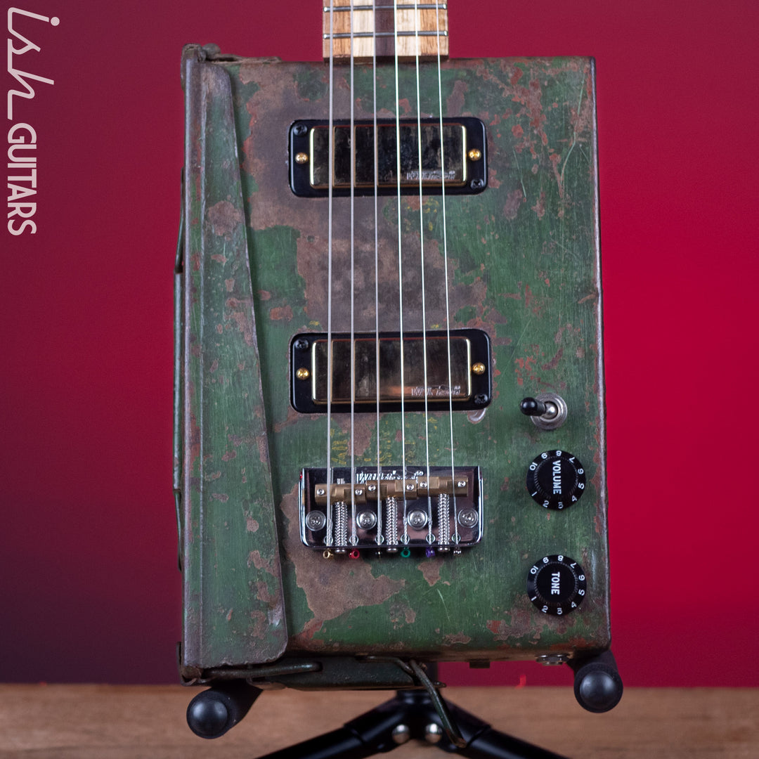 Howlin’ Rooster Ammo Box Short Scale Guitar Army Green