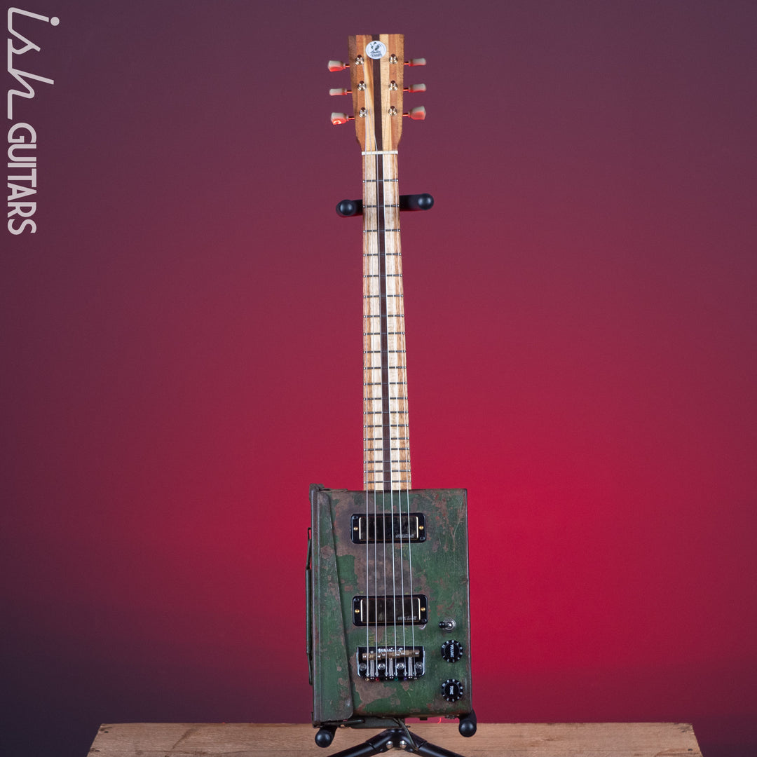 Howlin’ Rooster Ammo Box Short Scale Guitar Army Green