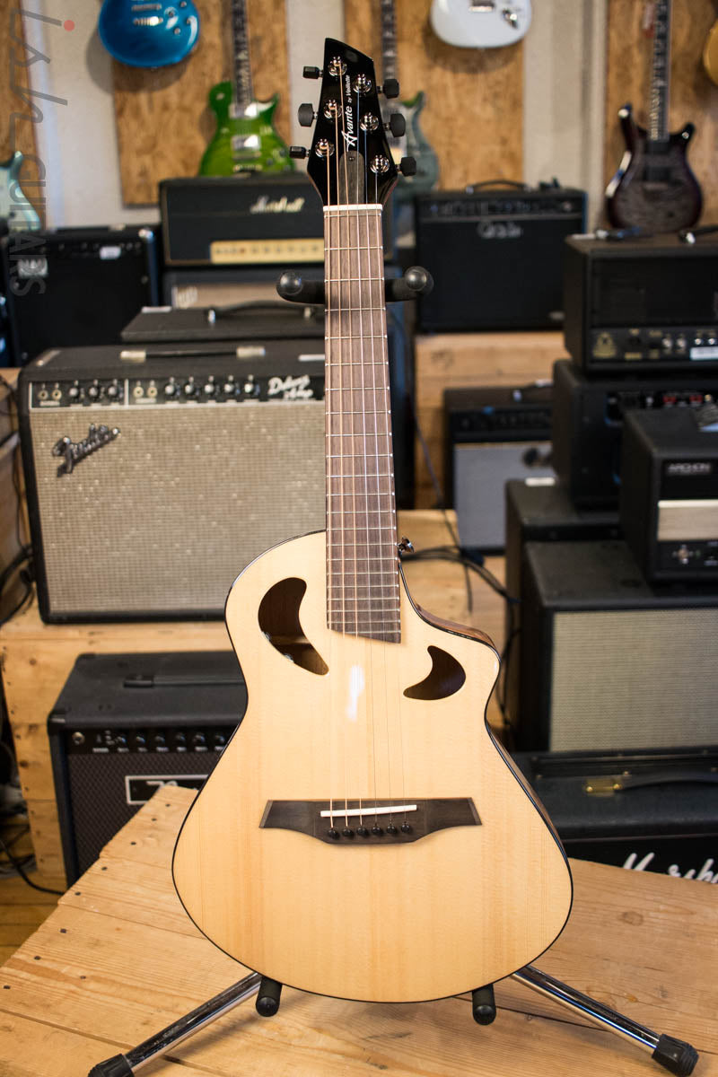 Veillette Avante Gryphon Six String Cutaway Clear Finish Acoustic Guitar