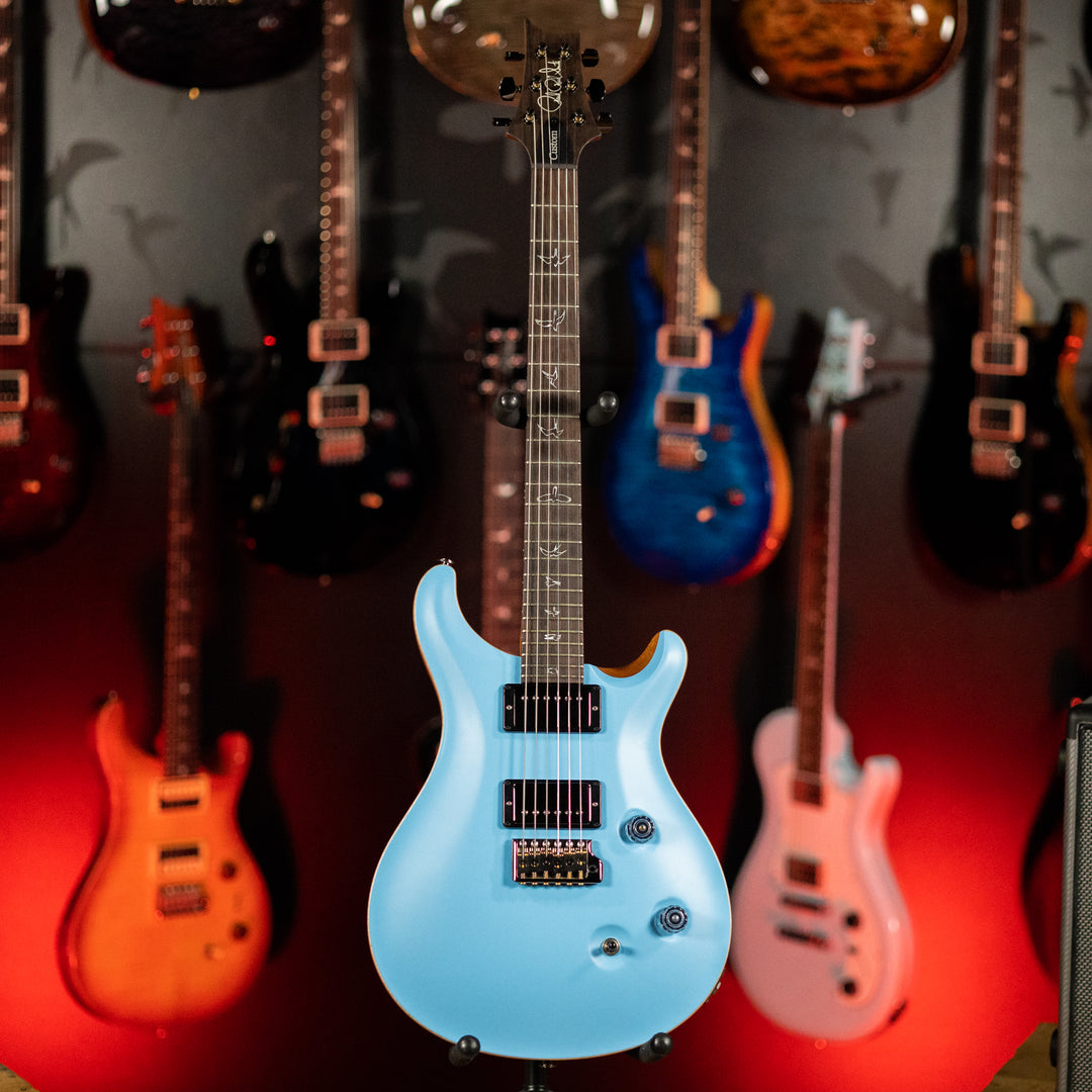 PRS Custom 24 Wood Library Powder Blue Opaque Satin