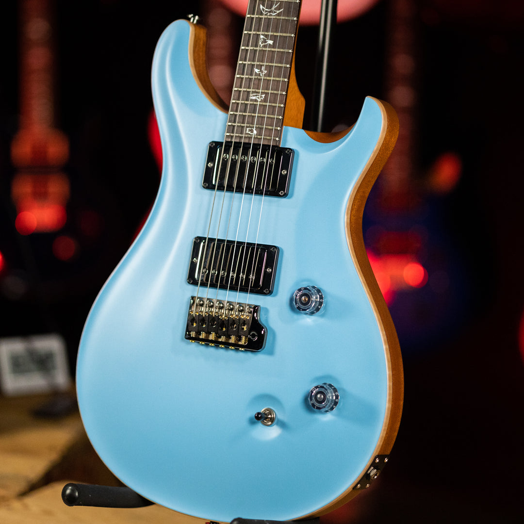 PRS Custom 24 Wood Library Powder Blue Opaque Satin