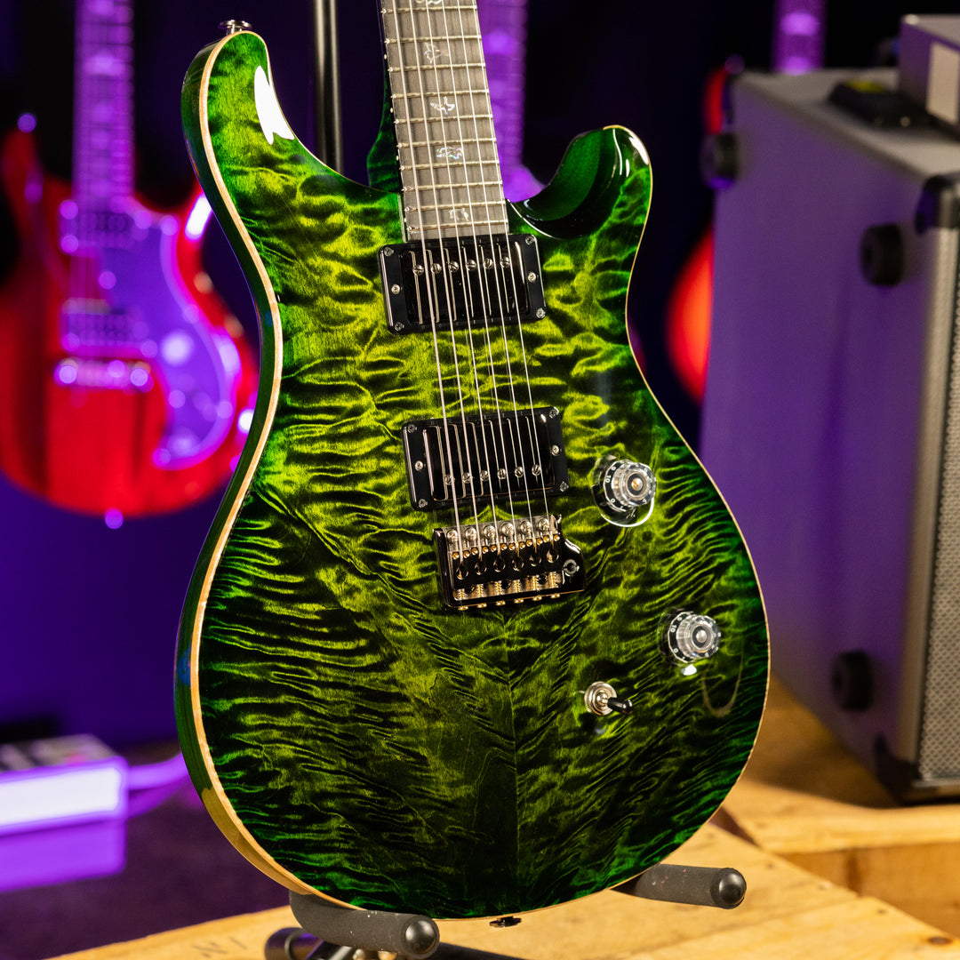 PRS Wood Library Custom 24 Jade w/ Green Burst 10 Top Quilt