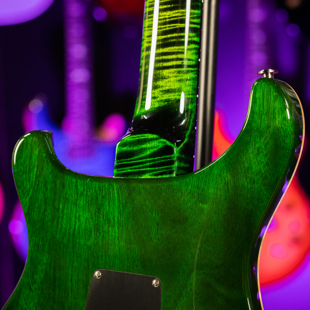 PRS Wood Library Custom 24 Jade w/ Green Burst 10 Top Quilt