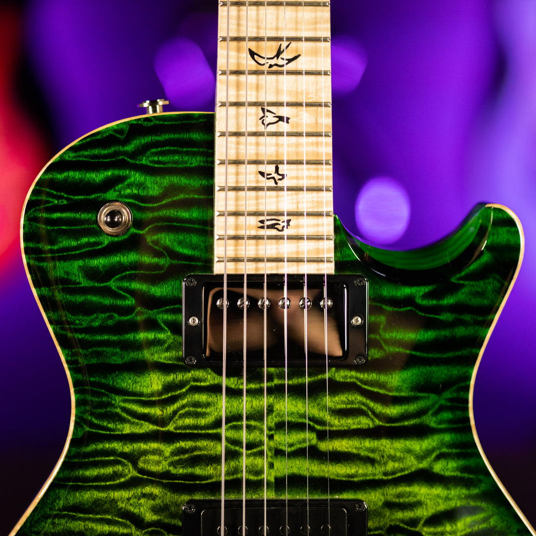 PRS Tremonti Wood Library 10 Top Quilt Jade w/ Green Burst