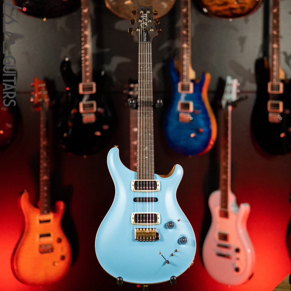 PRS Wood Library Modern Eagle V Satin Powder Blue Brazilian Rosewood Blemished
