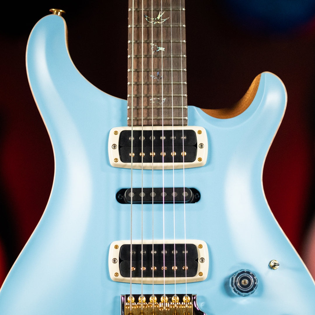 PRS Wood Library Modern Eagle V Satin Powder Blue Brazilian Rosewood Blemished