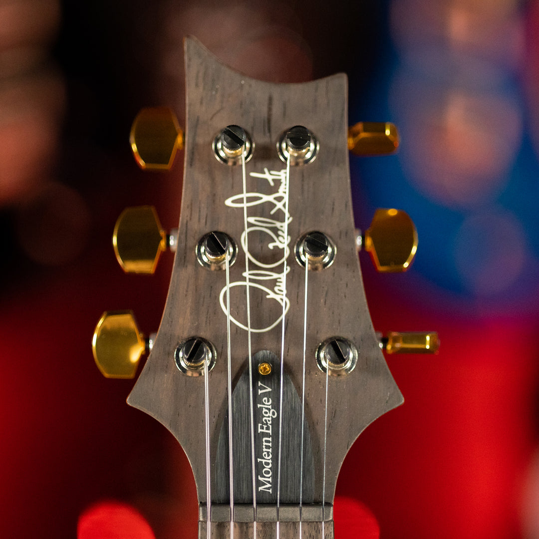 PRS Wood Library Modern Eagle V Satin Powder Blue Brazilian Rosewood Blemished
