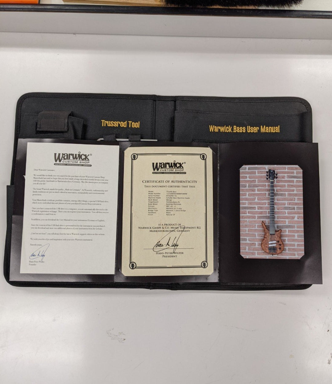 2019 Warwick Thumb NT Master Built 5-String Bass NAMM Display