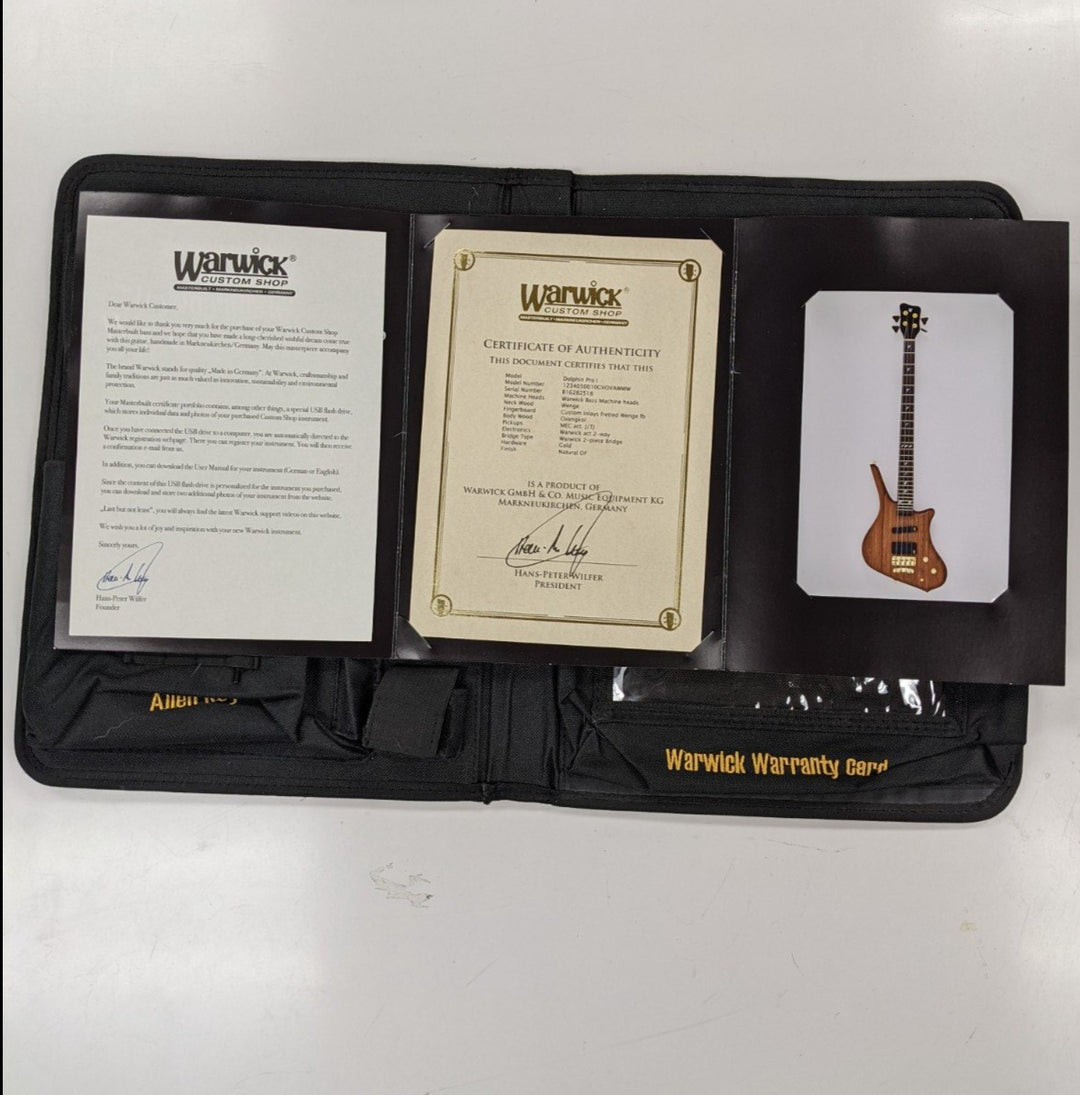 2018 Warwick Master Built Dolphin Pro 1 Natural NT
