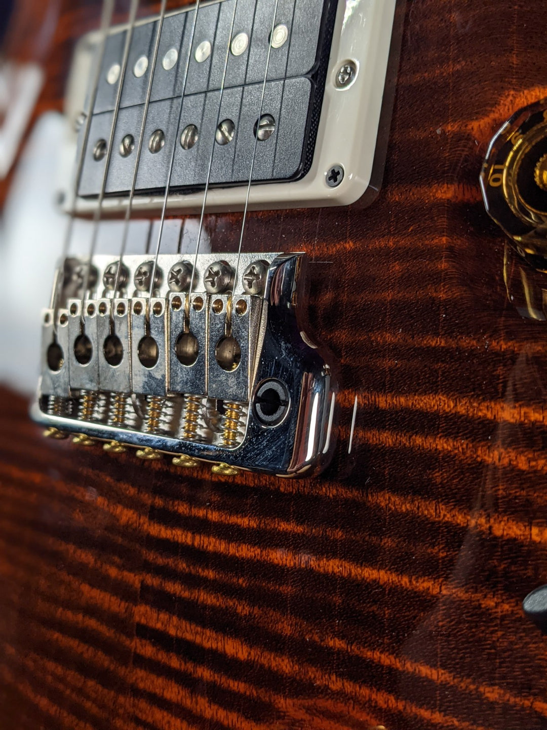 2021 PRS Custom 24 Orange Tiger