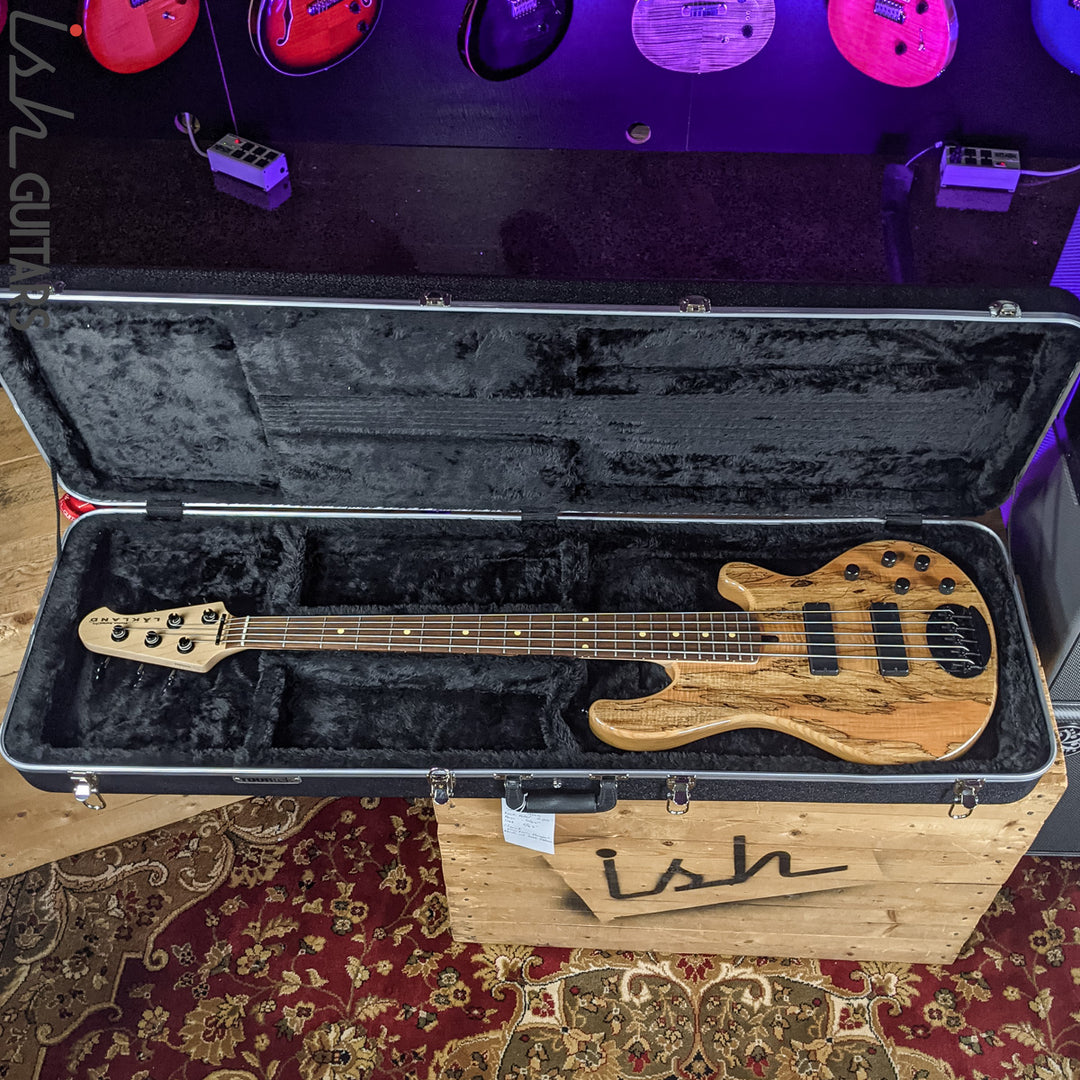 2020 Lakland Skyline Series 55-01 5-String Bass Natural Spalted Maple