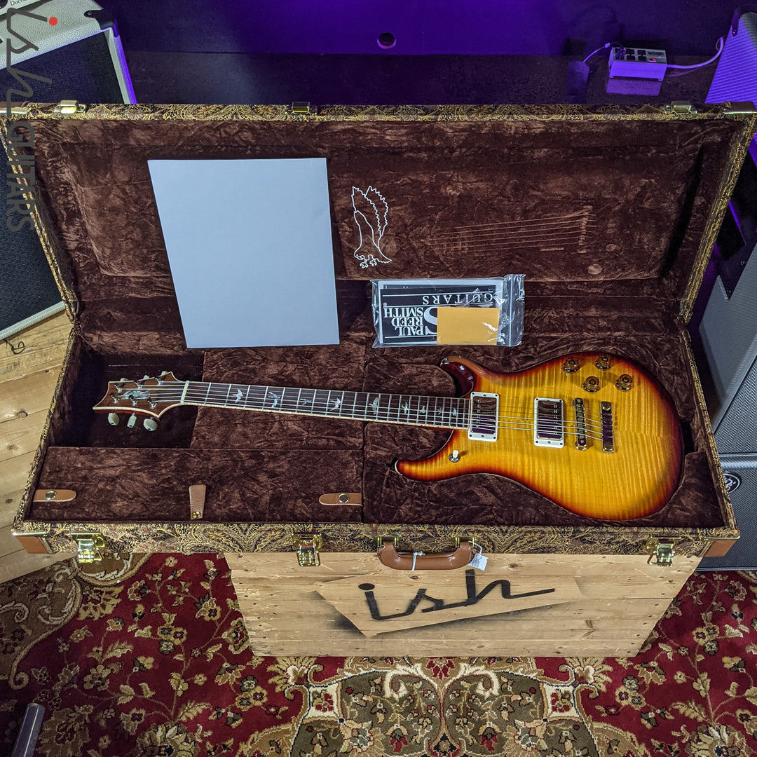 2018 PRS Private Stock McCarty 594 Graveyard Ltd Honey Gold with Dark Cherry Smoked Burst