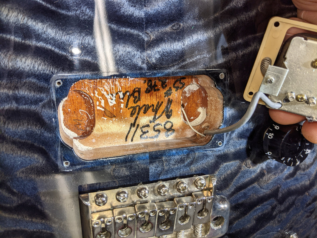 1988 PRS Custom 24 Signature Quilted Maple Whale Blue 