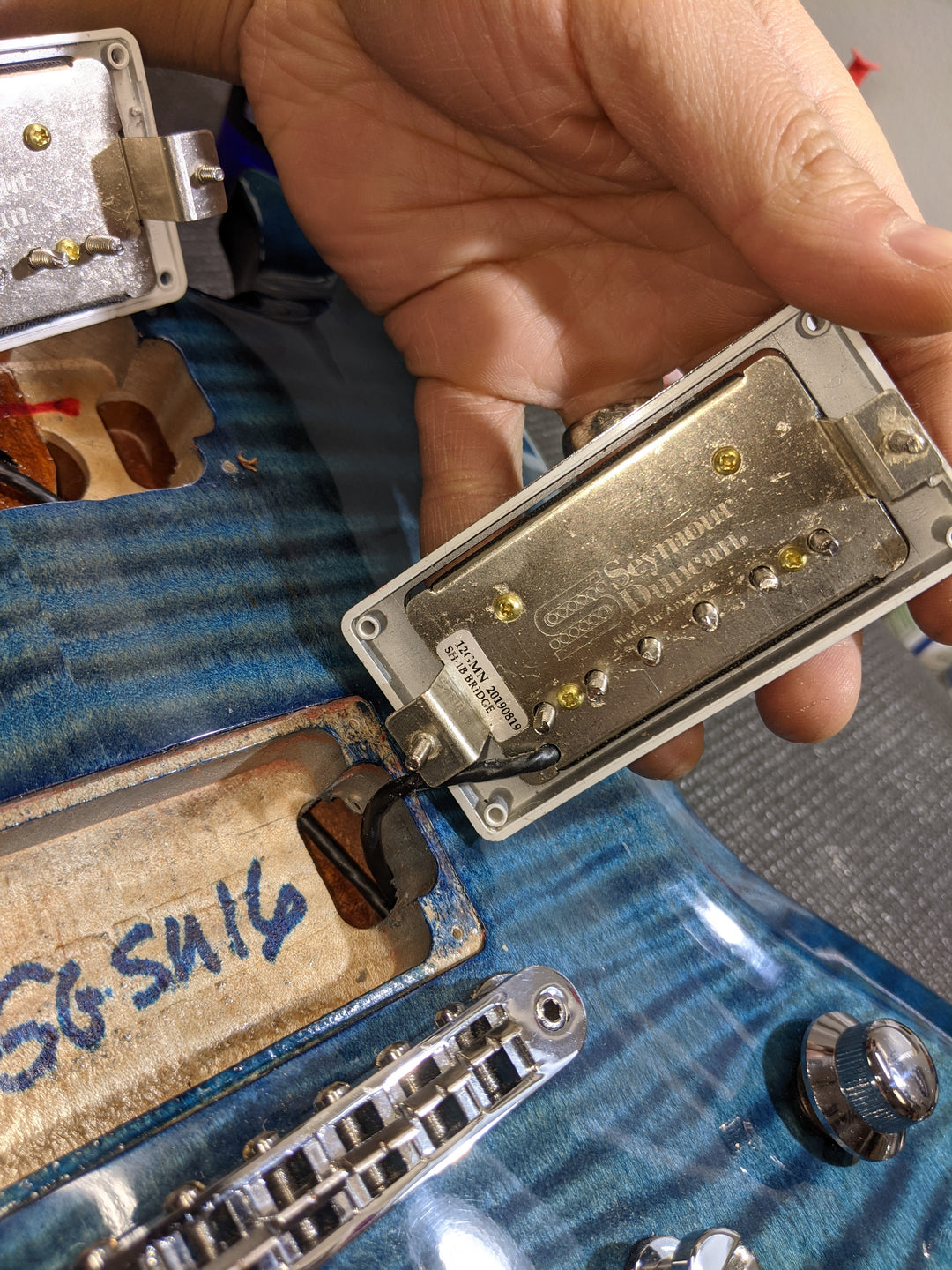 2016 Gibson SG Supreme Ocean Blue