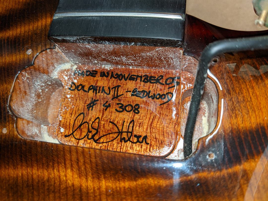 2004 Nik Huber Dolphin II Redwood Tigereye Burst
