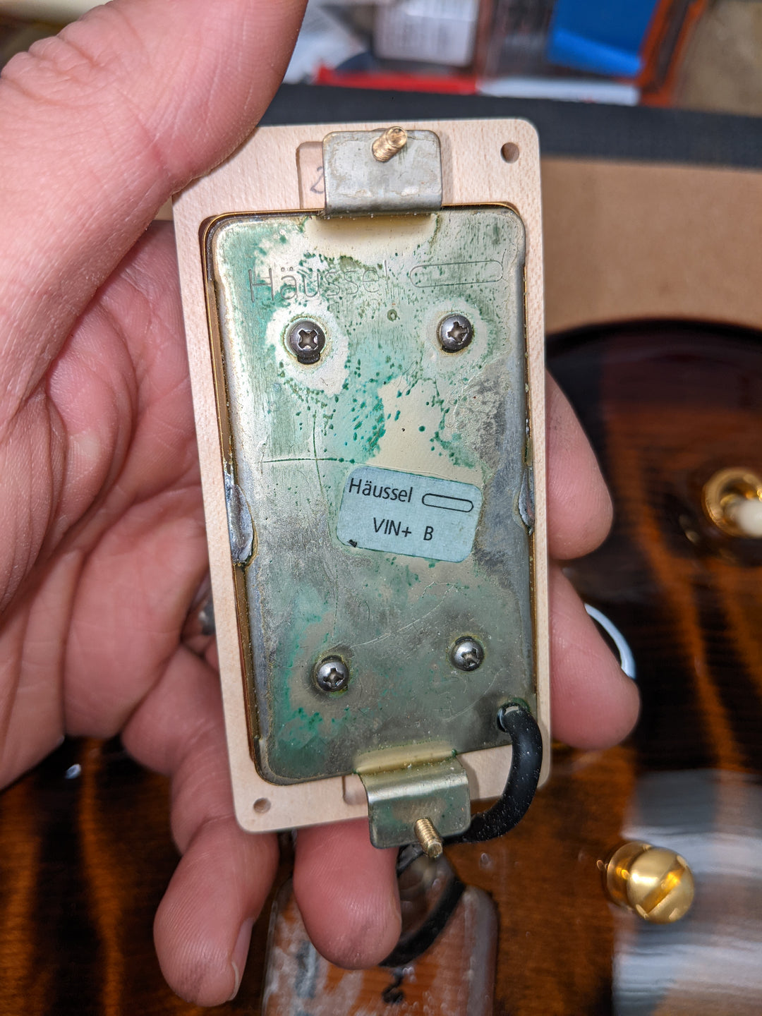 2004 Nik Huber Dolphin II Redwood Tigereye Burst