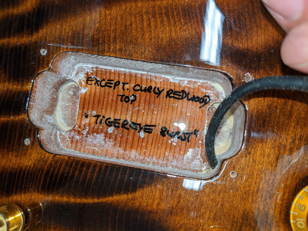 2004 Nik Huber Dolphin II Redwood Tigereye Burst