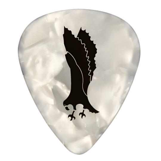 PRS 12-Pack White Pearloid Celluloid Picks