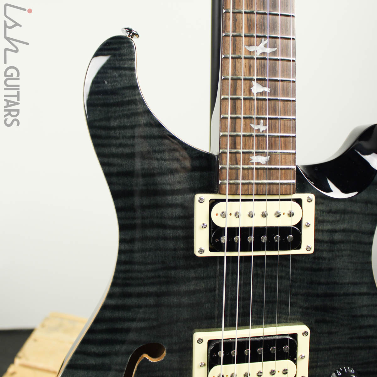 2017 PRS SE Custom 22 Semi-Hollow Grey Black – Ish Guitars