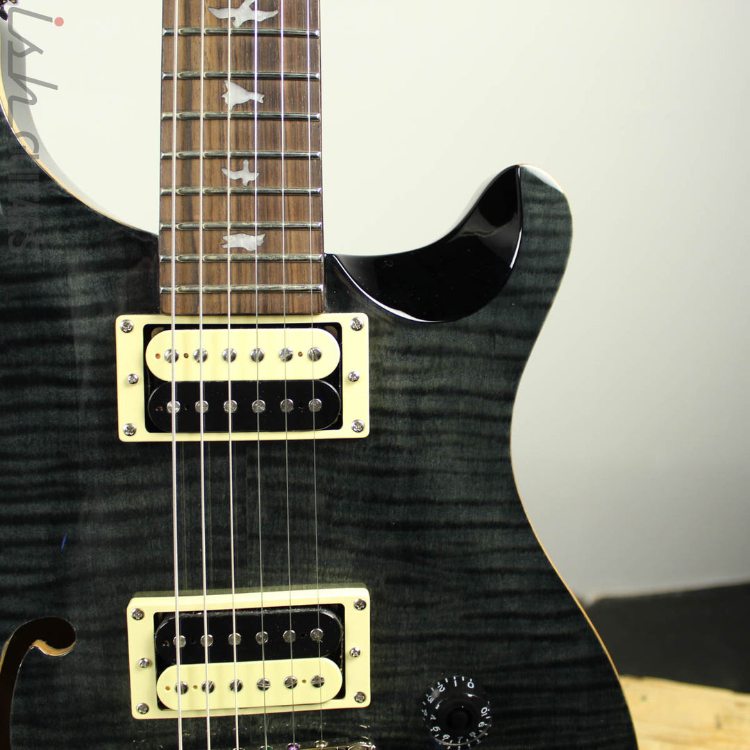 2017 PRS SE Custom 22 Semi-Hollow Grey Black