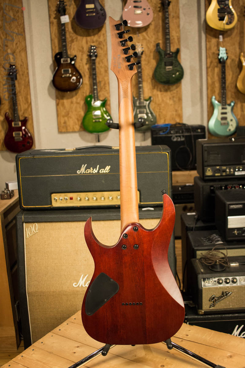 B-Stock Ibanez RGEW521ZC Ziricote Top Natural Flat Finish – Ish