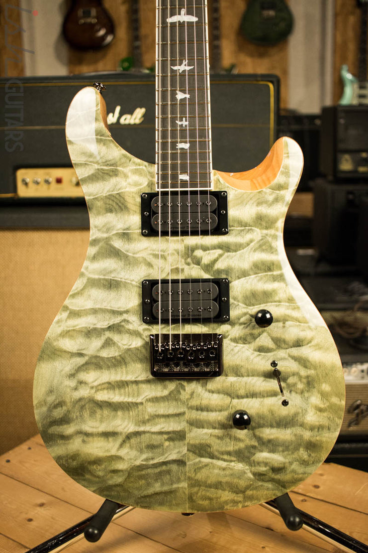 Paul Reed Smith PRS Mark Holcomb SE Quilted Maple Trampas Green Ish Guitars Exclusive (DEMO VIDEO)