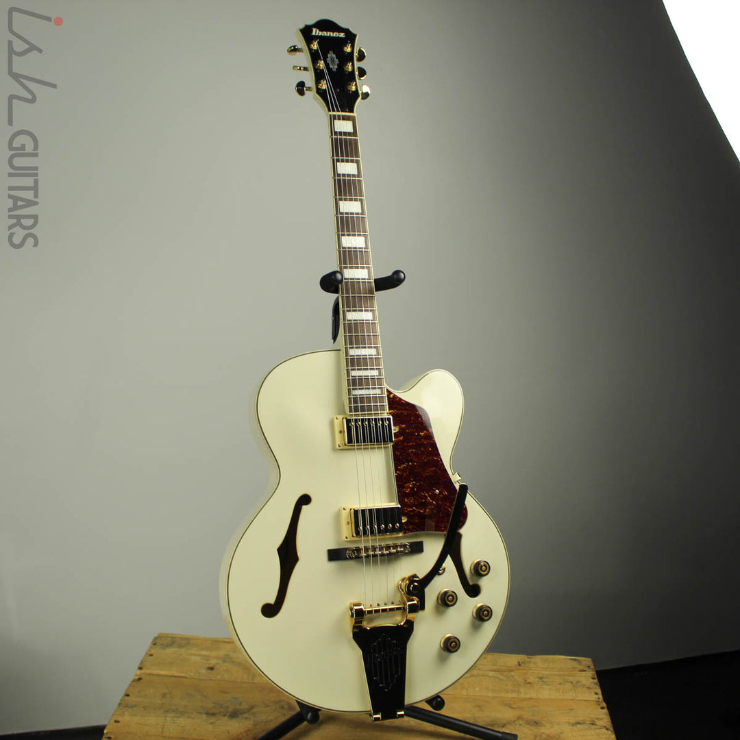 2015 Ibanez Artcore AF75TDG Hollowbody Ivory w/ Hardcase