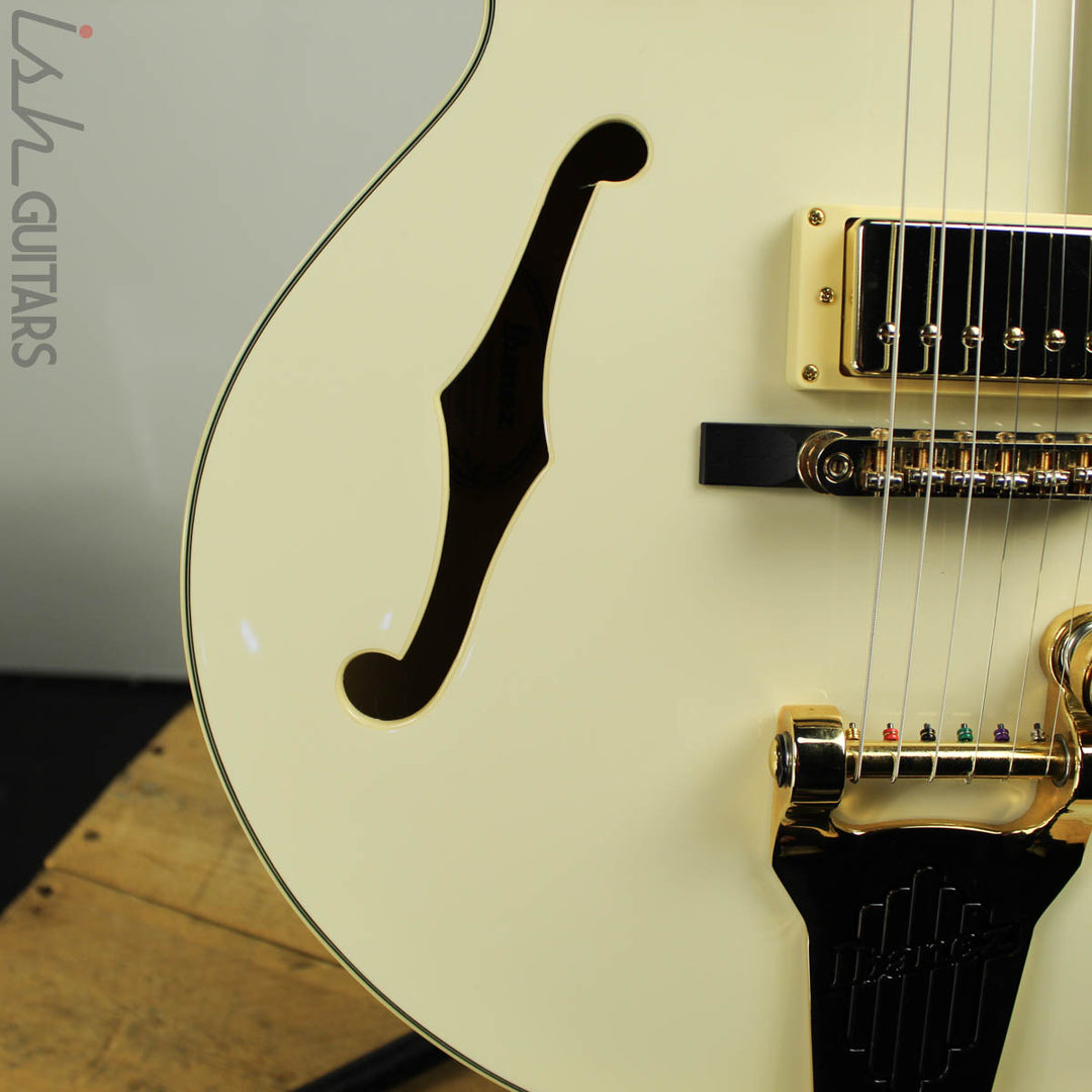 2015 Ibanez Artcore AF75TDG Hollowbody Ivory w/ Hardcase