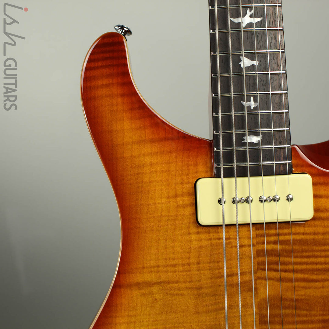 2018 Paul Reed Smith SE 277SH Baritone Semi Hollow Soapbar Vintage Sunburst