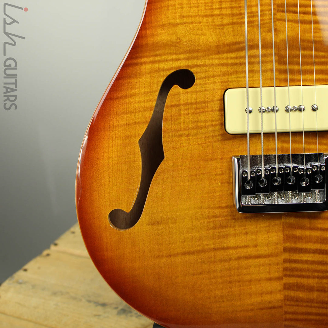 2018 Paul Reed Smith SE 277SH Baritone Semi Hollow Soapbar Vintage Sunburst