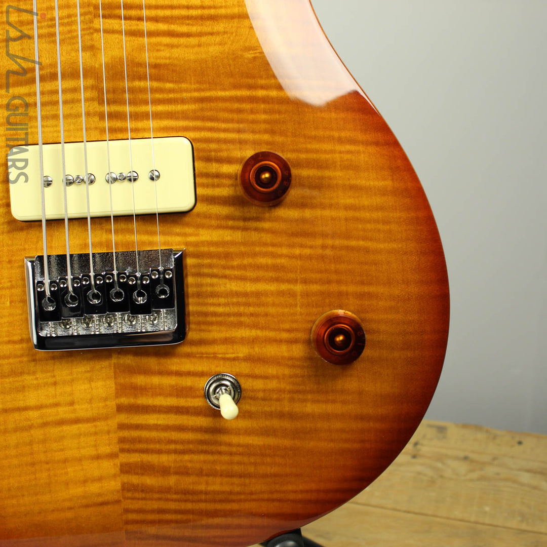2018 Paul Reed Smith SE 277SH Baritone Semi Hollow Soapbar Vintage Sunburst