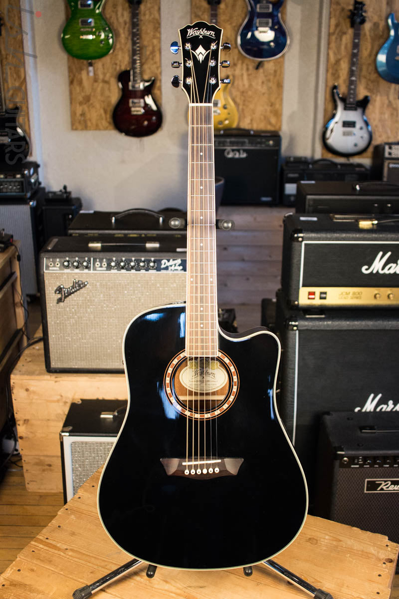 Washburn WD10SCEB Acoustic Guitar