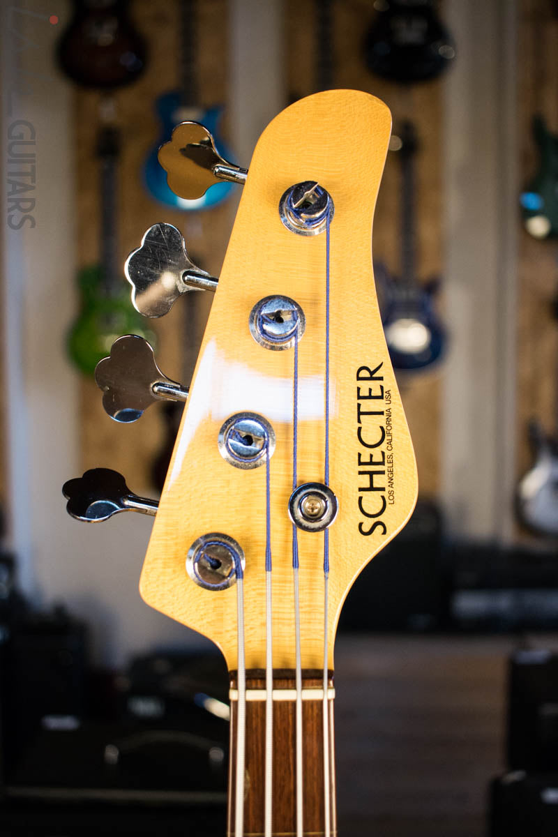 Early 90’s Schecter California Custom Fretless Jazz Bass