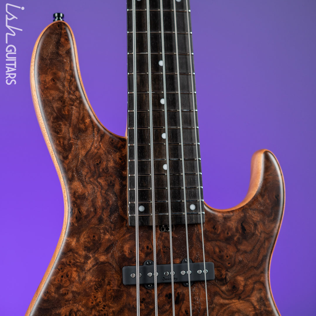 Sadowsky Metroline Special Edition 24 Fret 5-String Modern Bass Claro Walnut